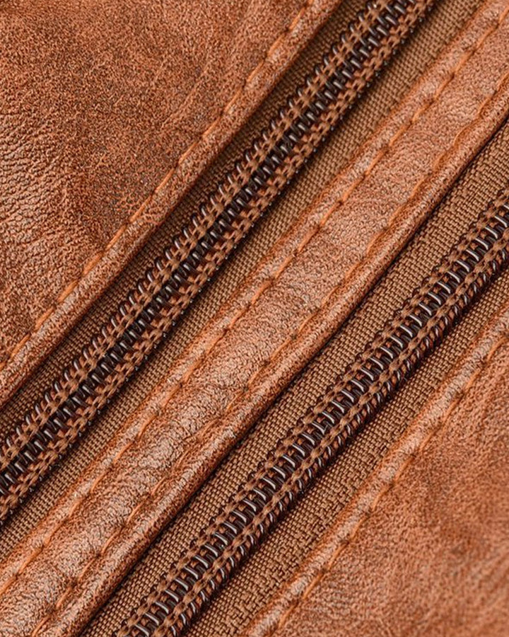 Vintage messenger taška z umělé kůže