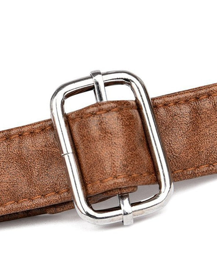 Vintage messenger taška z umělé kůže