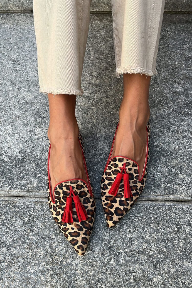 Gelly – mokasíny s leopardím vzorem v safari stylu