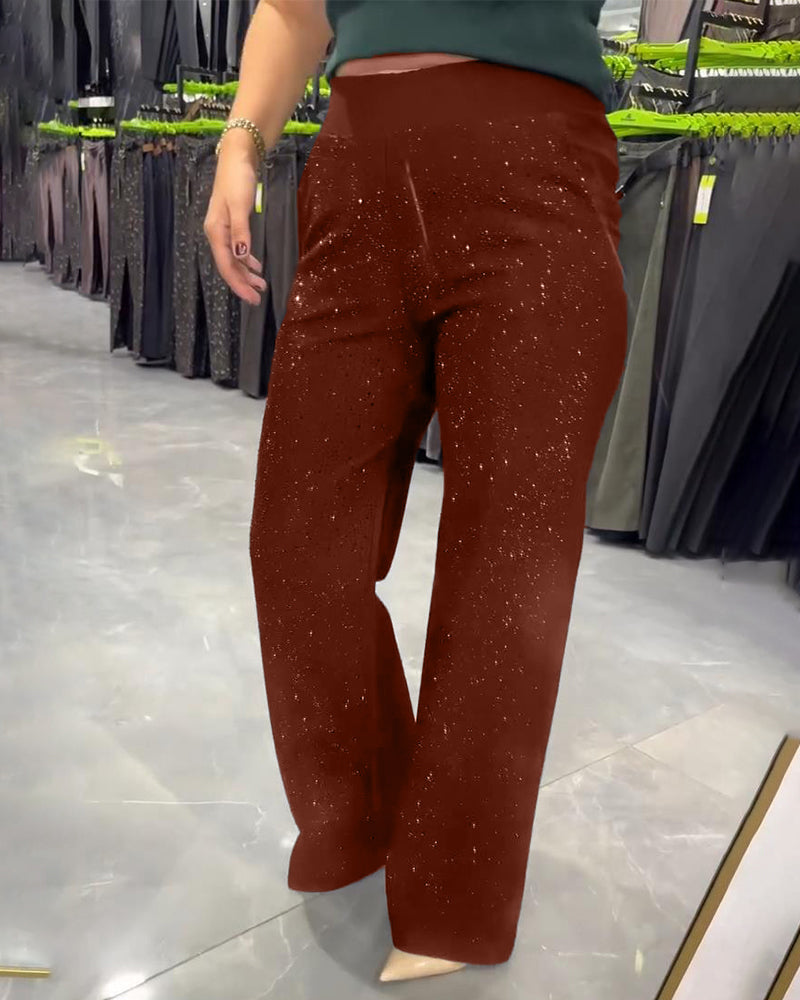 Široké trendy a pohodlné kalhoty