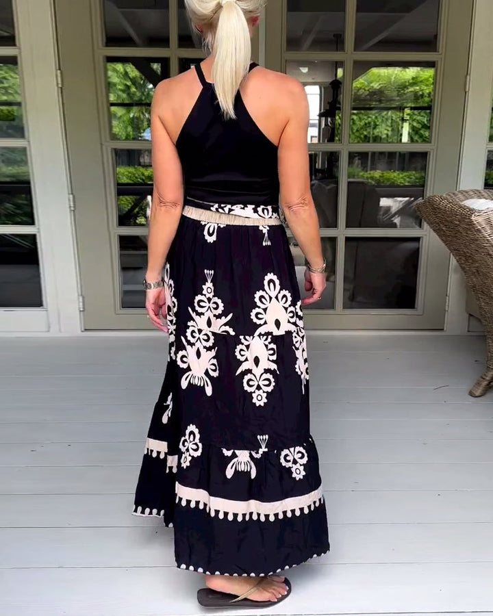 Elegantní sukně s potiskem