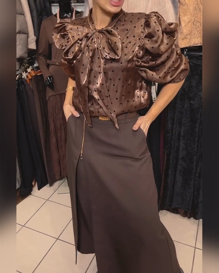 Elegantní kalhoty se zipem