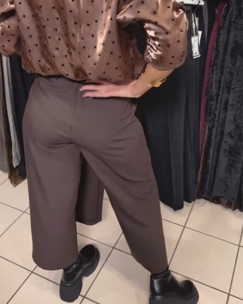 Elegantní kalhoty se zipem