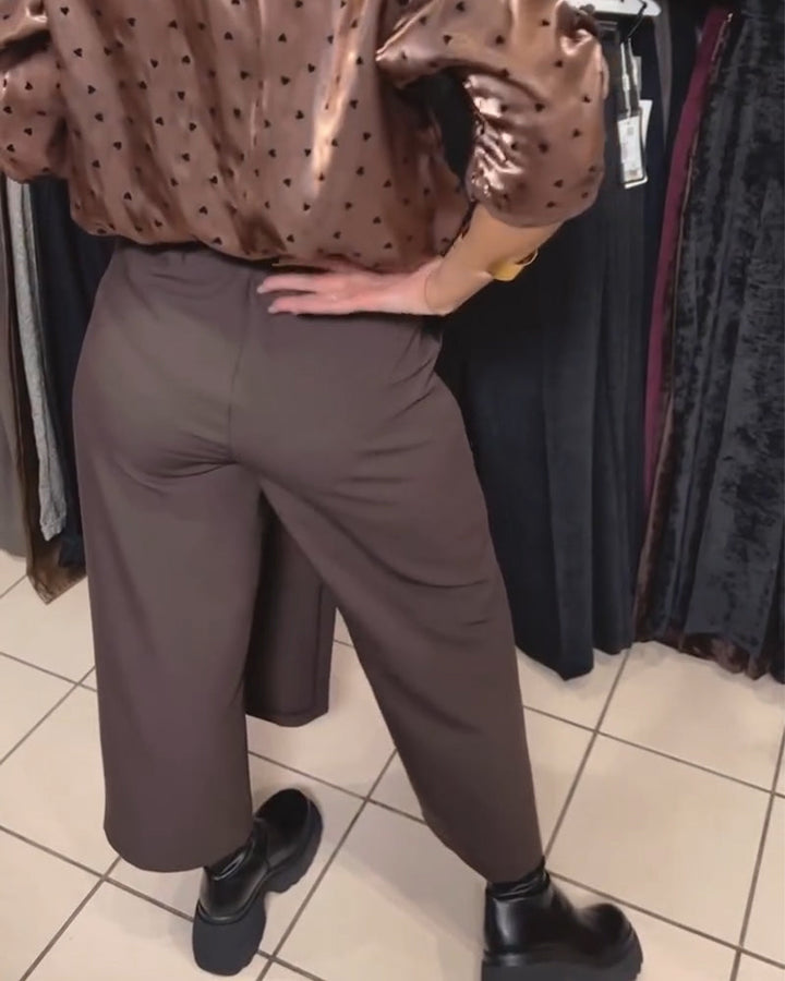 Elegantní kalhoty se zipem