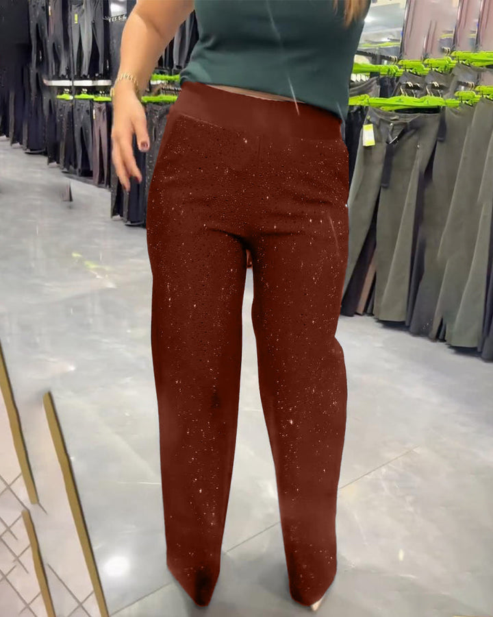 Široké trendy a pohodlné kalhoty