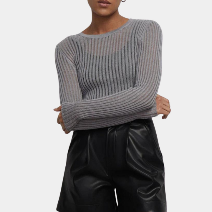 Betsy – trendy top s dlouhým rukávem