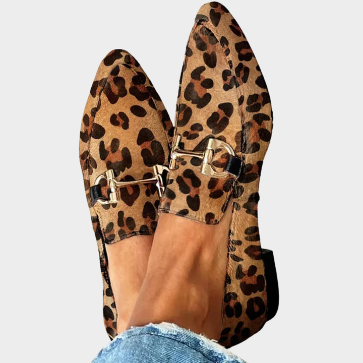 Gia – elegantní mokasíny s leopardím vzorem