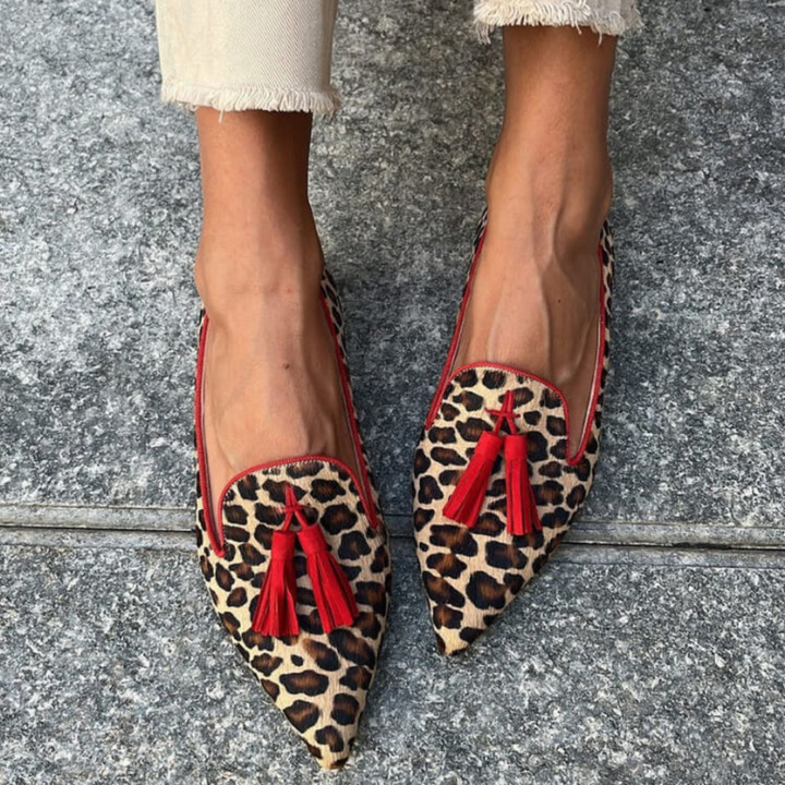 Gelly – mokasíny s leopardím vzorem v safari stylu