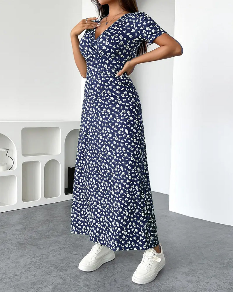 Elegantní Sexy Tisková Šaty