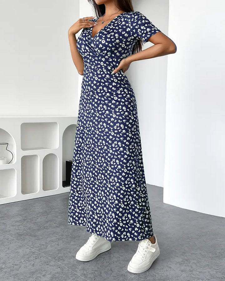 Elegantní Sexy Tisková Šaty