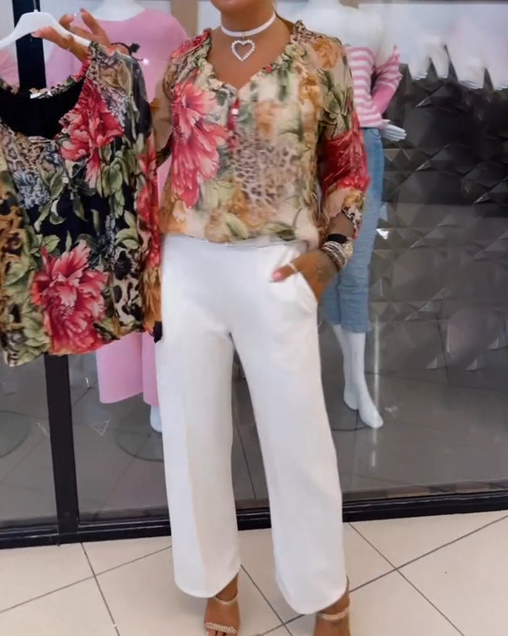 Pohodlné kalhoty bootcut