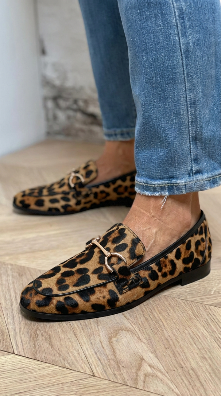 Adrianna – odvážné mokasíny s leopardím vzorem