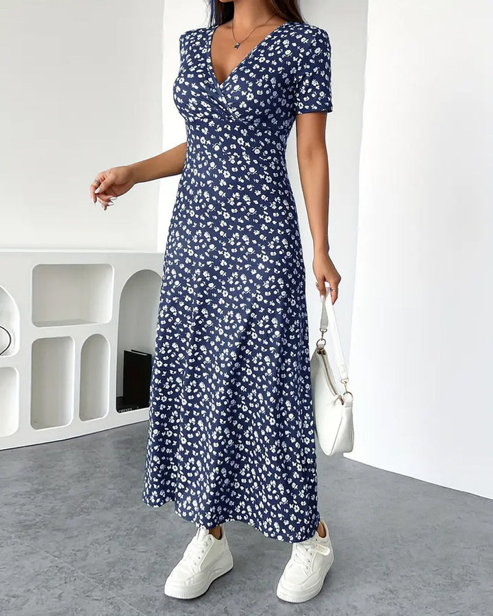 Elegantní Sexy Tisková Šaty