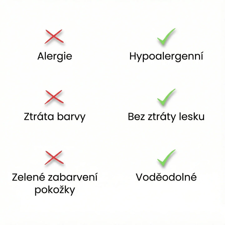 Článkový náramek s T zapínáním