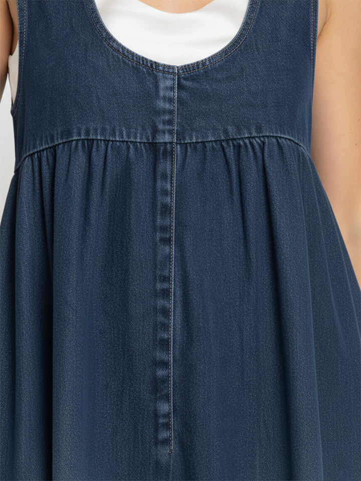 Capucine | Maxi šaty z vintage denim